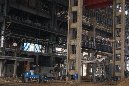 繁昌富鑫钢铁安装现场