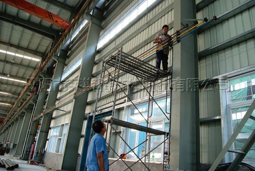 浙江托姆力管道安装现场