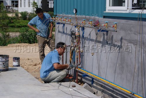 浙江托姆力管道安装现场