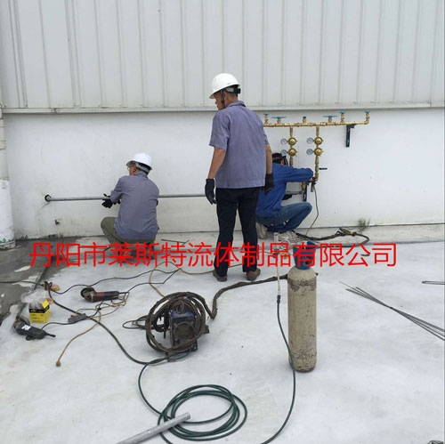 气体汇流排安装